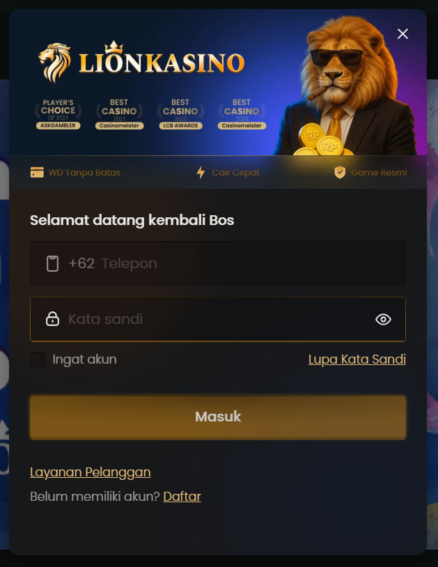 Golden Lion Casino Login